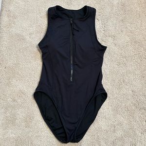 Gap One Piece Black Swimsuit Size Medium